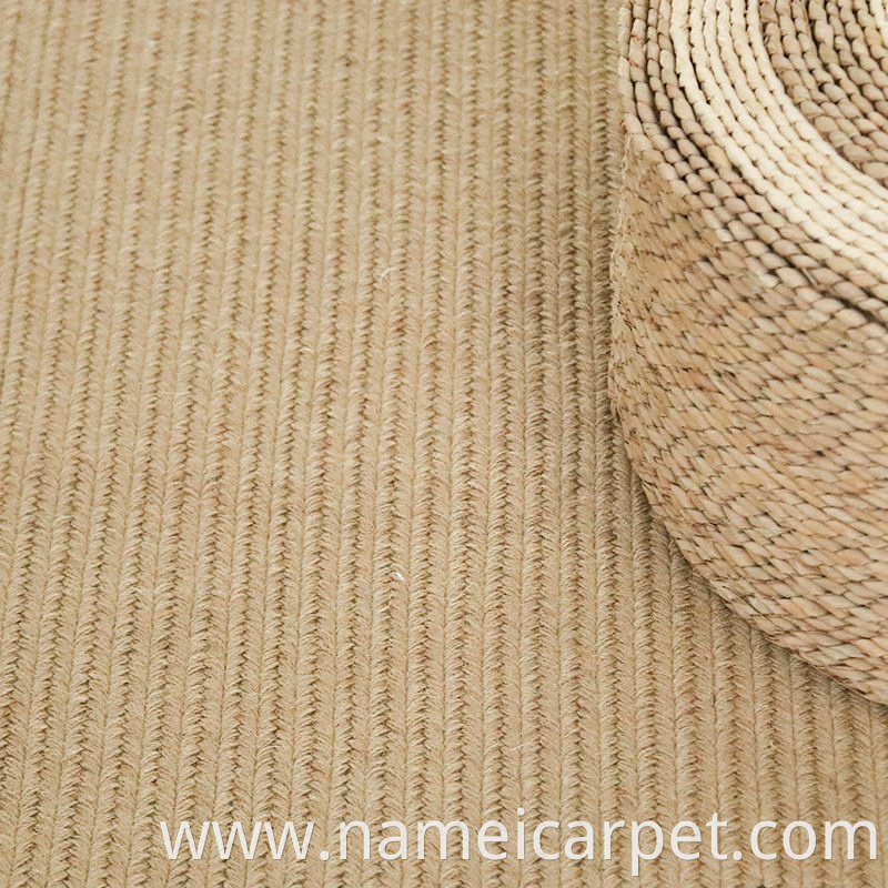 Jute Hemp Braided Wovencarpet Area Rug Floor Mats